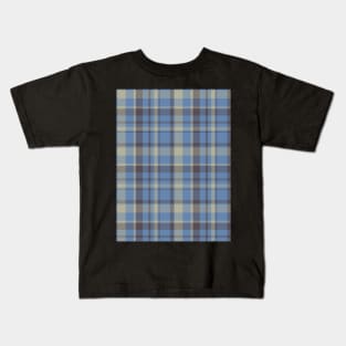 Gray Scottish of Pattern Kids T-Shirt